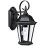 Capital Carriage House 16" High Black Outdoor Wall Light