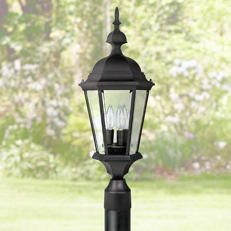 Image 1 Capital Carriage House 24"High Black Outdoor Post Light