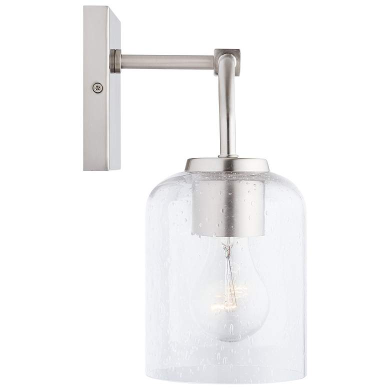 Image 4 Capital Carter 11" High Brushed Nickel 2-Light Wall Sconce more views