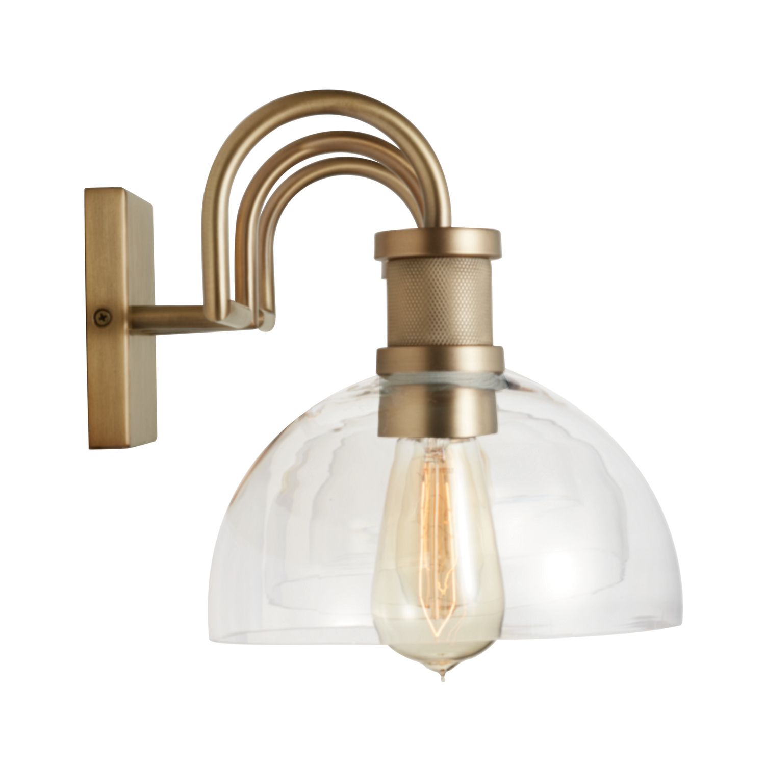 Image 5 Capital Cassidy 27"W Aged Brass 3-Light Vanity Bath Light more views