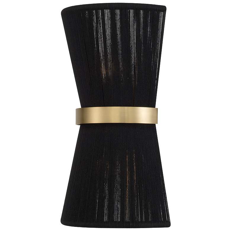 Image 2 Capital Cecilia 16" High Patinaed Brass Wall Sconce