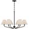 Capital Chadwick 34" Wide Espresso 6-Light Chandelier