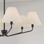 3_Capital Chadwick 34" Wide Espresso 6-Light Chandelier more views