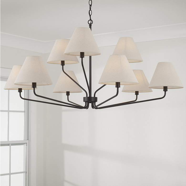Image 1 Capital Chadwick 45" Wide Espresso 9-Light Chandelier