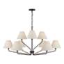 4_Capital Chadwick 45" Wide Espresso 9-Light Chandelier more views