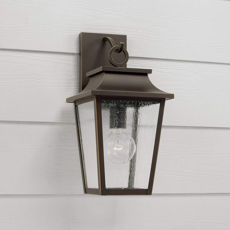 Image 1 Capital Chandler 16" High Oiled Bronze Outdoor Wall Light