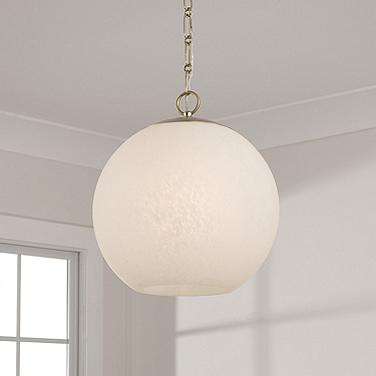Capital Cleo 13 1/2" Wide Matte Brass Globe Pendant Light