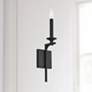 Capital Clint 17" High Black Iron Wall Sconce