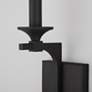 Capital Clint 17" High Black Iron Wall Sconce