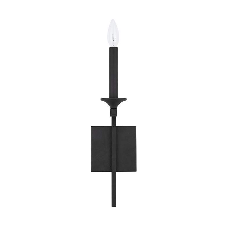 Image 5 Capital Clint 17" High Black Iron Wall Sconce more views