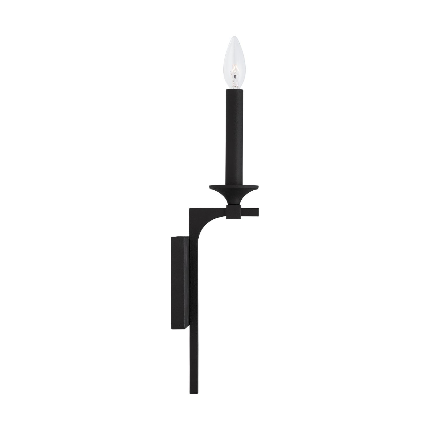 Image 6 Capital Clint 17" High Black Iron Wall Sconce more views