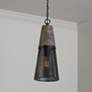 1_Capital Coker 7 3/4" Wide Barn House Cone Mini Pendant