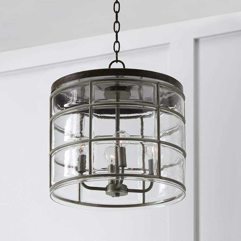 Image 1 Capital Colby 15 1/4" Wide Urban Gray 4-Light Pendant