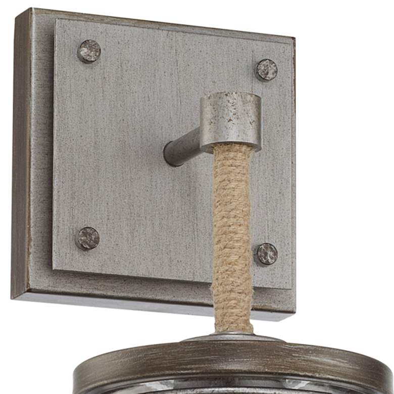 Image 4 Capital Colby 15 3/4" High Urban Gray Metal Wall Sconce more views