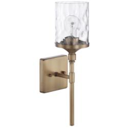 Capital Colton 17 1/4" High Aged Brass Wall Sconce