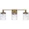 Capital Colton 24" Wide Aged Brass 3-Light Bath Vanity Light