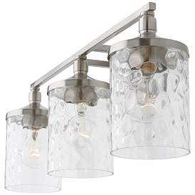 Image5 of Capital Colton 24" Wide Brushed Nickel 3-Light Vanity Bath Light more views