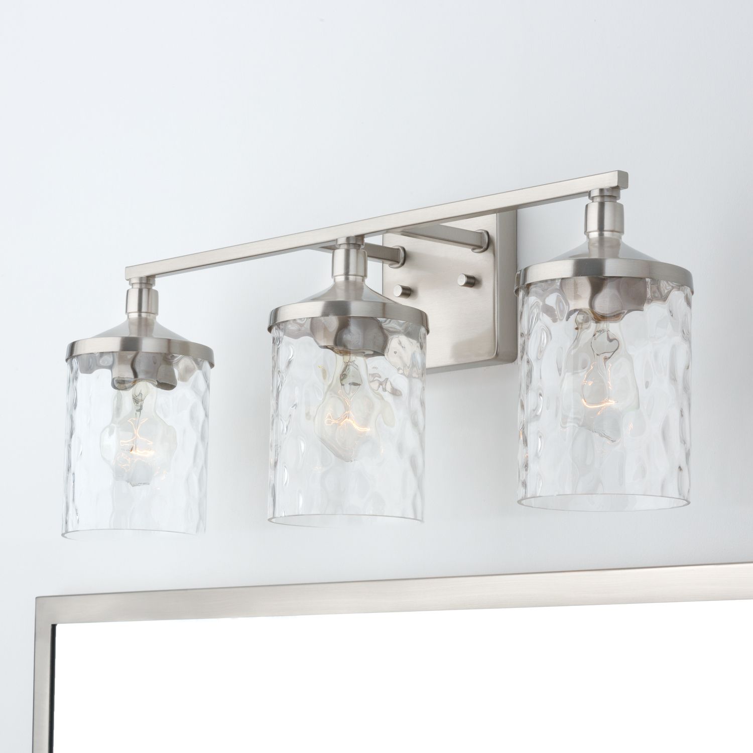 Capital Colton 24" Wide Brushed Nickel 3-Light Vanity Bath Light