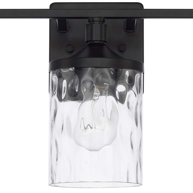 Image 4 Capital Colton 24 inch Wide Matte Black 3-Light Vanity Bath Light more views