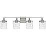 Capital Colton 33 1/2" Wide Brushed Nickel 4-Light Vanity Bath Light