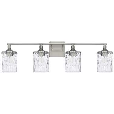 Capital Colton 33 1/2" Wide Brushed Nickel 4-Light Vanity Bath Light
