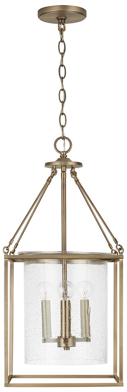 Image 2 Capital Cooper 11 3/4" Wide Aged Brass 4-Light Mini Pendant
