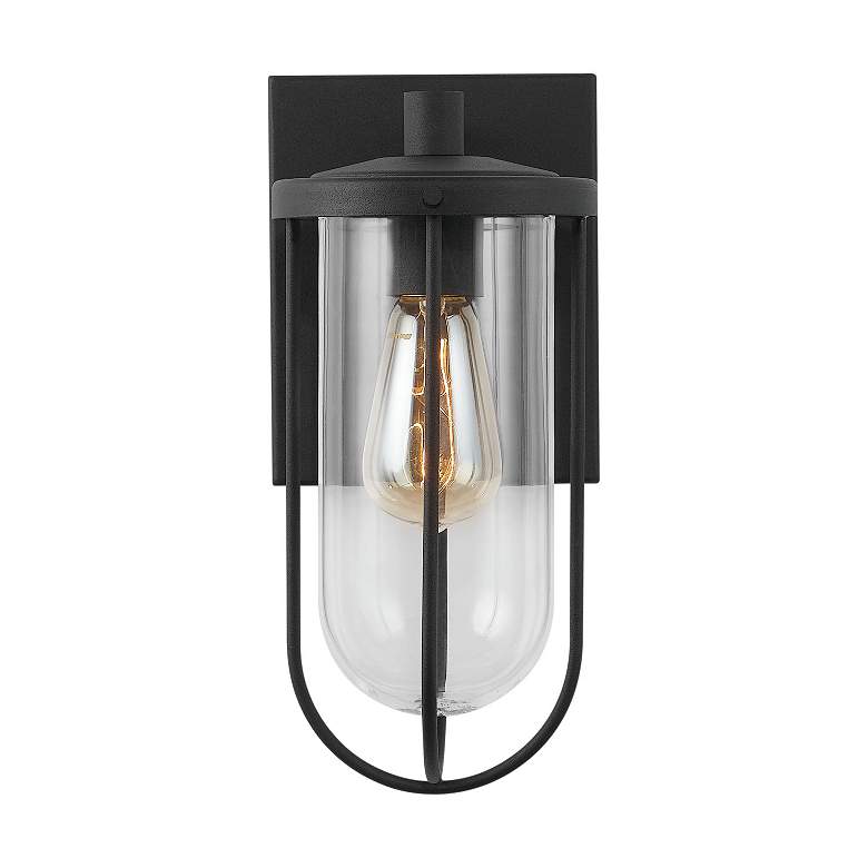 Image 5 Capital Corbin 12" High Black Metal Outdoor Wall Light more views