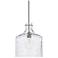 Capital Crawford 11 3/4" Wide Brushed Nickel Mini Pendant