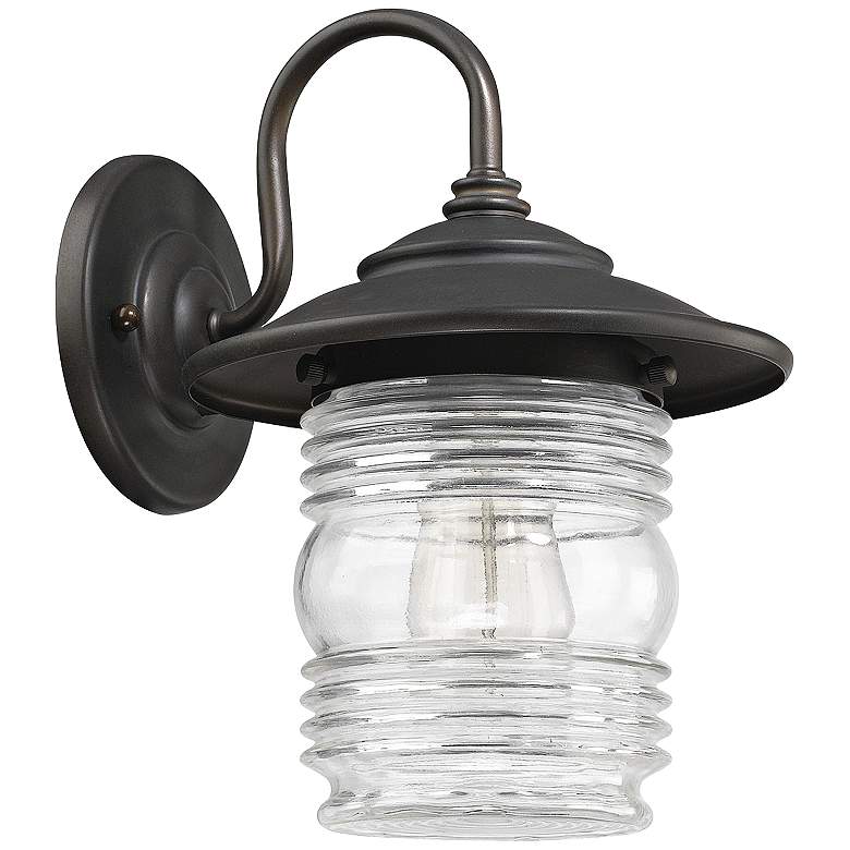 Image 1 Capital Creekside 11 3/4" High Bronze Outdoor Wall Light