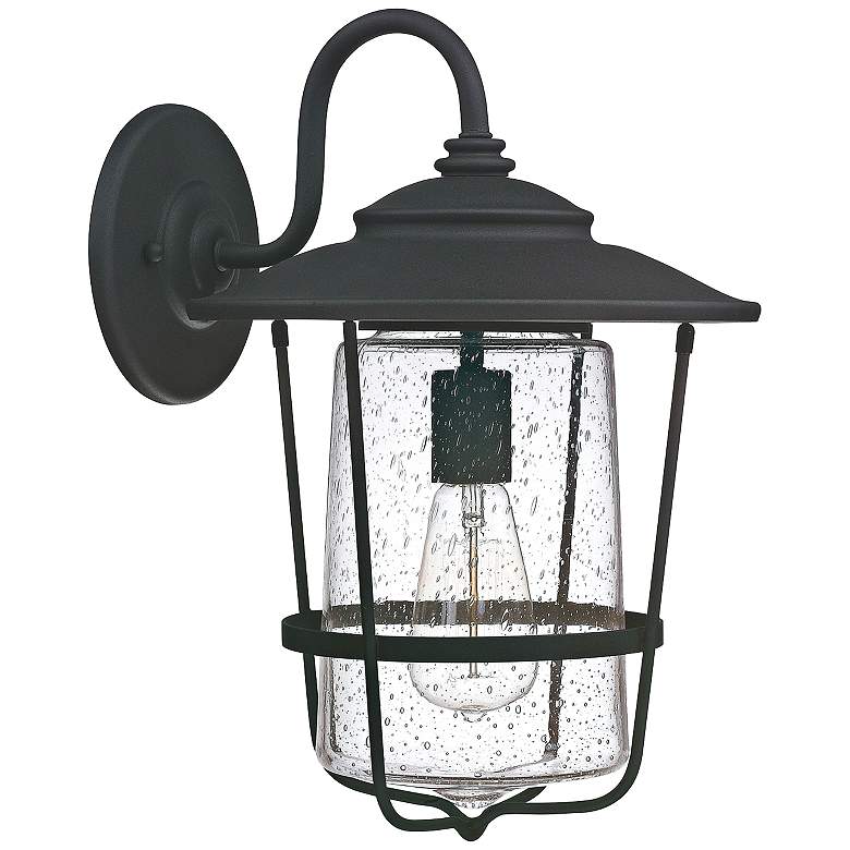 Image 1 Capital Creekside 16 1/4 inch High Black Outdoor Wall Light