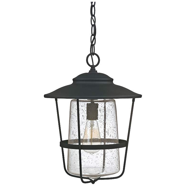 Image 2 Capital Creekside 17 1/2 inchH Black Outdoor Hanging Light