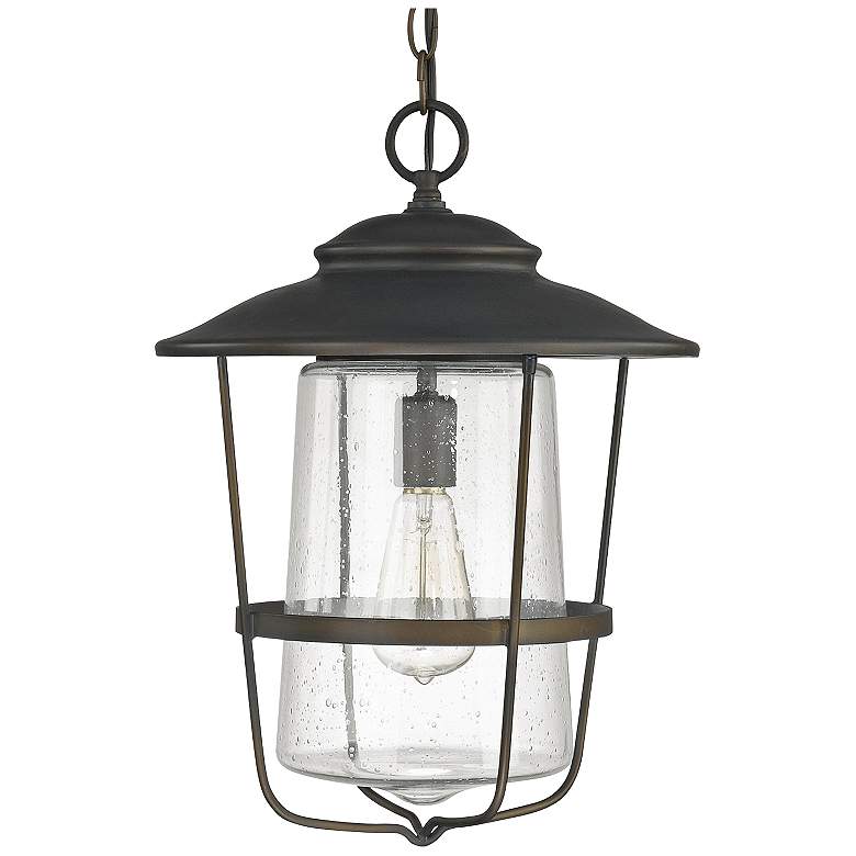 Image 1 Capital Creekside 17 1/2"H Old Bronze Outdoor Hanging Light