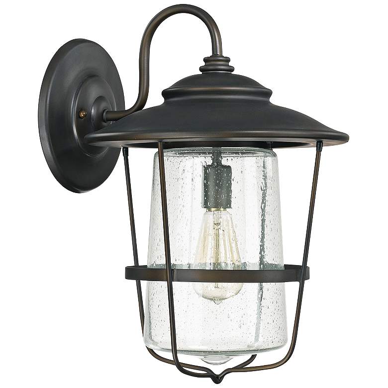 Capital Creekside 18 1/2&quot;H Old Bronze Outdoor Wall Light