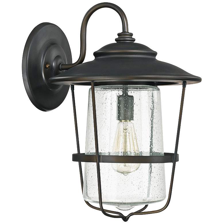 Image 1 Capital Creekside 18 1/2"H Old Bronze Outdoor Wall Light