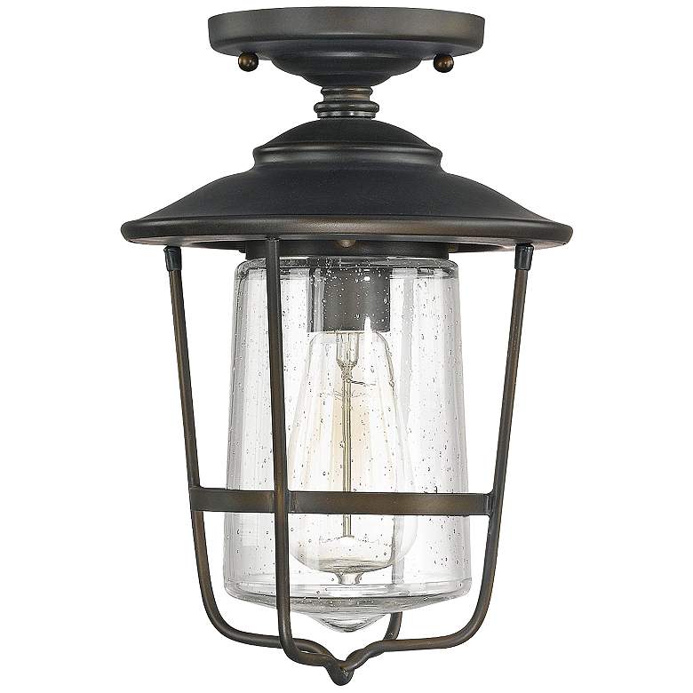 Image 2 Capital Creekside 8 1/4"W Old Bronze Outdoor Ceiling Light