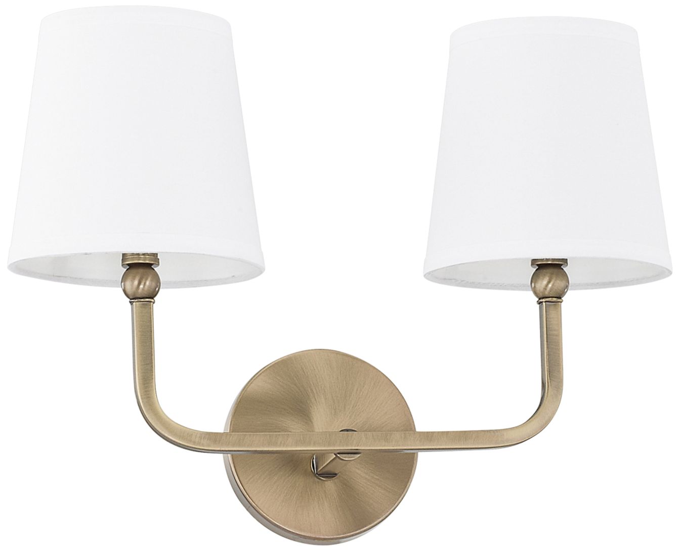 capital lighting aged brass sconce