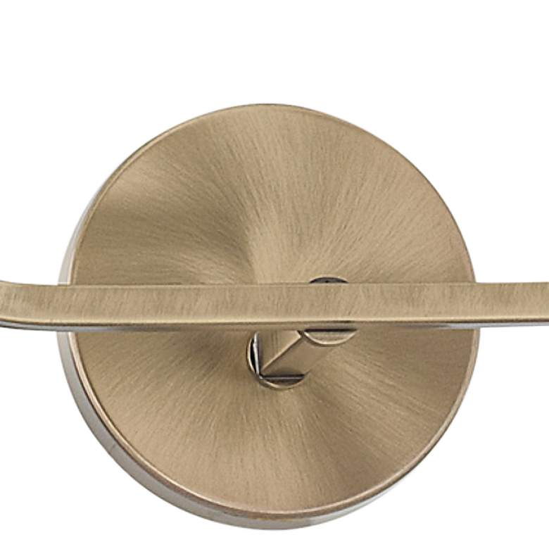 Image 3 Capital Dawson 12" High Aged Brass 2-Light Wall Sconce more views