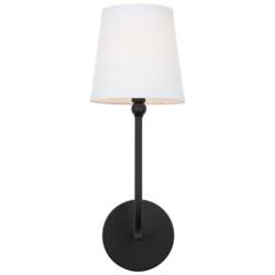 Capital Dawson 17" High Matte Black Wall Sconce