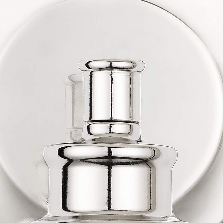 Image 4 Capital Dawson 17" High Polished Nickel Metal Wall Sconce more views