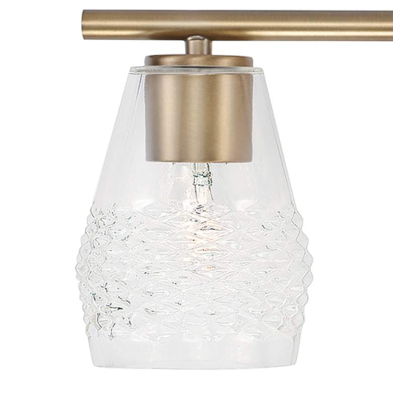 Image 3 Capital Dena 23 1/4" Wide Aged Brass 3-Light Bath Light more views
