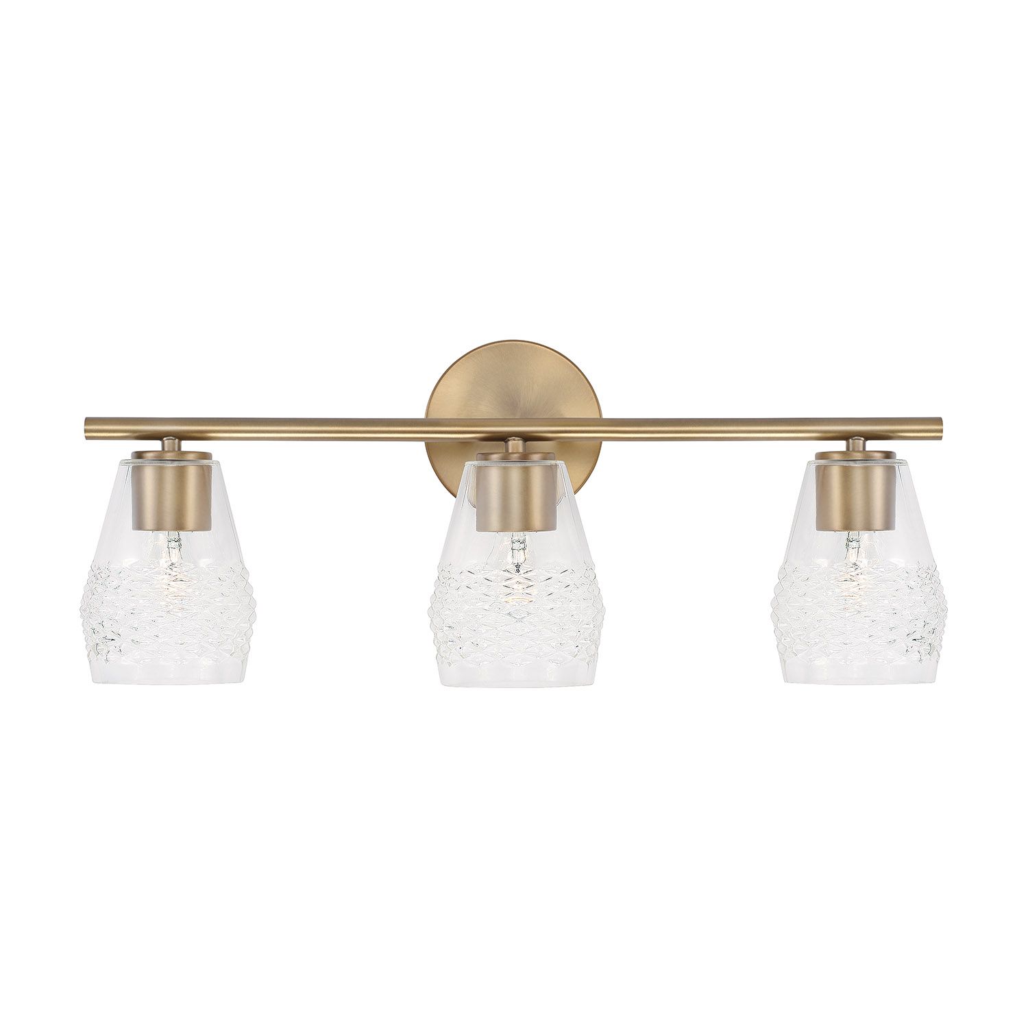 Image 5 Capital Dena 23 1/4" Wide Aged Brass 3-Light Bath Light more views