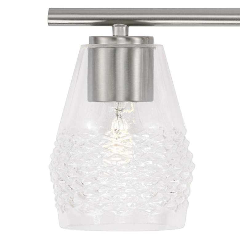 Image 3 Capital Dena 23 1/4" Wide Brushed Nickel 3-Light Bath Light more views