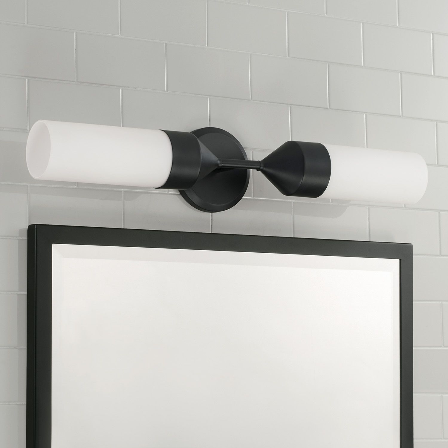 Image 5 Capital Devon 25" High Matte Black 2-Light Wall Sconce more views