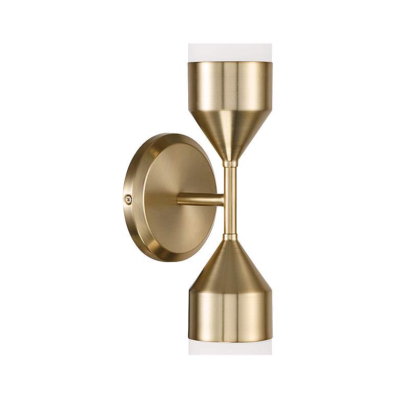 Image 3 Capital Devon 25" High Matte Brass 2-Light Wall Sconce more views