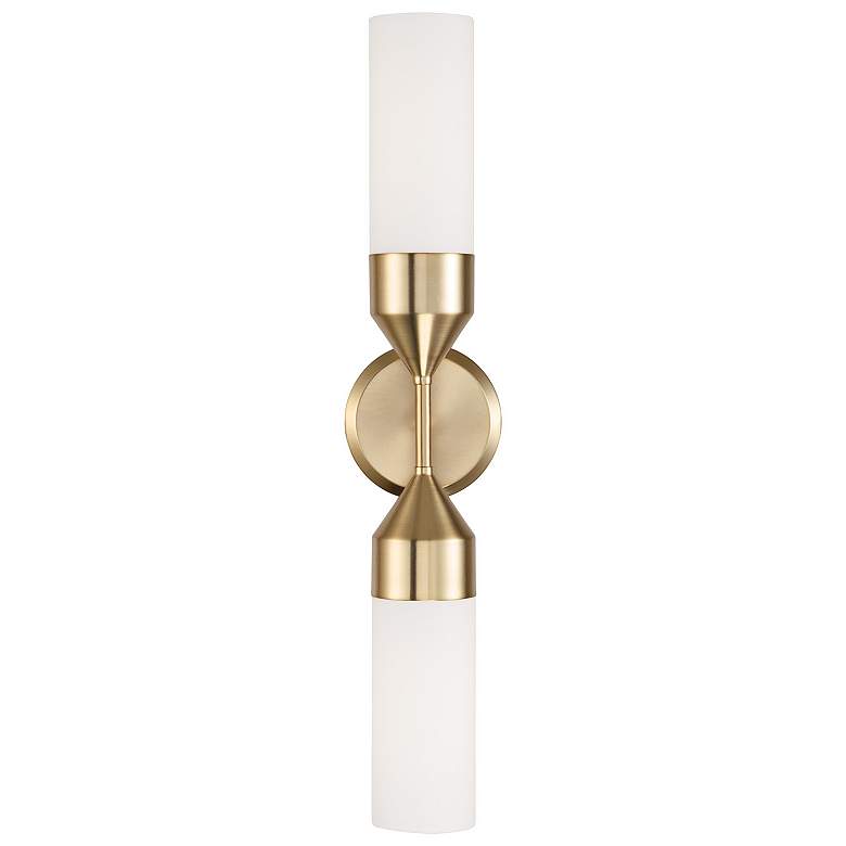 Image 5 Capital Devon 25" High Matte Brass 2-Light Wall Sconce more views