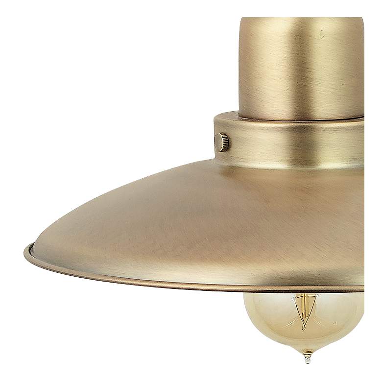 Image 2 Capital Dewitt 17 3/4" High Aged Brass Wall Sconce more views