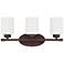 Capital Dixon 20 1/2" Wide Bronze 3-Light Vanity Bath Light