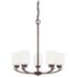 Capital Dixon 23" Wide Bronze 5-Light Chandelier