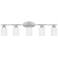 Capital Dixon 36 3/4" Wide Brushed Nickel 5-Light Bath Light