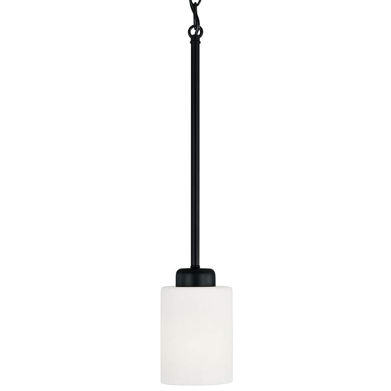 Image 2 Capital Dixon 5" Wide Matte Black Mini Pendant